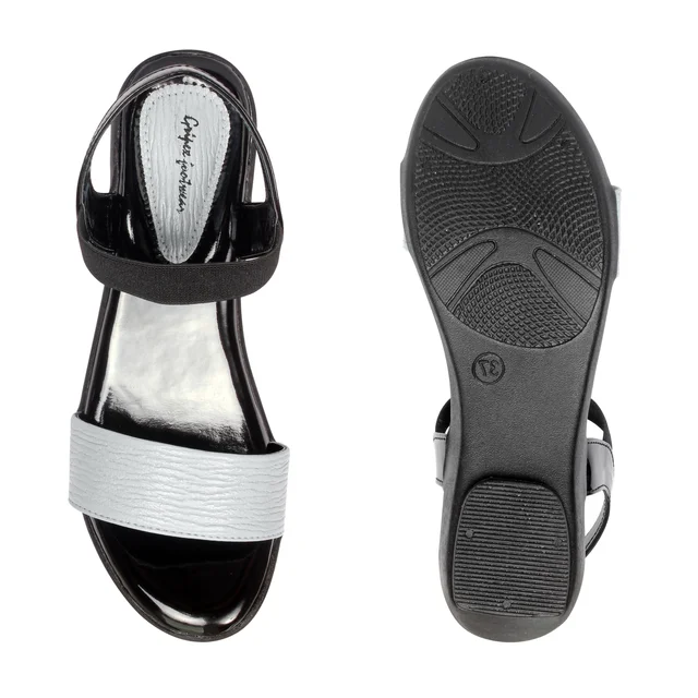 Stepee Flat Sandal 6 Pair Set - Grey