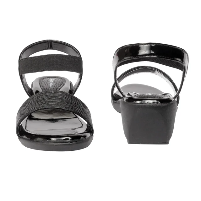 Stepee Sandals 6 Pair Set - Black