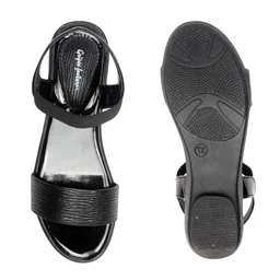 Stepee Sandals 6 Pair Set - Black