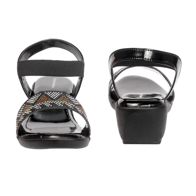 Stepee Flat sandal 6 pair set - Black