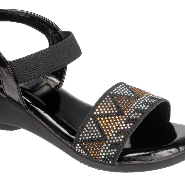 Stepee Flat sandal 6 pair set - Black