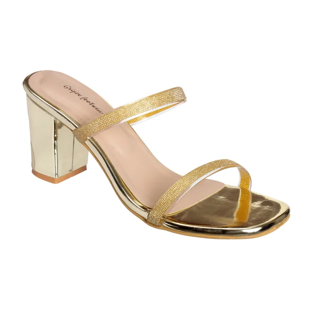 Stepee Heel Slipper 6 Pair Set - Golden