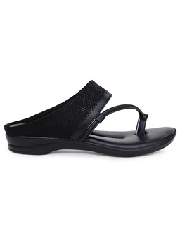 Stepee Black Comfort Siroski slipper 6 pair set - Black