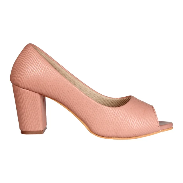 Stepee Heel Belly-6 Pair Set - Peach