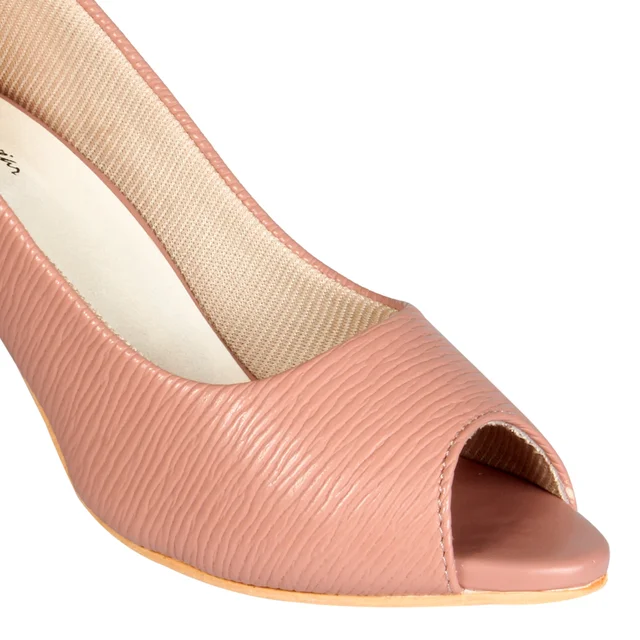 Stepee Heel Belly-6 Pair Set - Peach