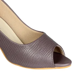 Stepee Heel Belly-6 Pair Set - Burgendy Grey