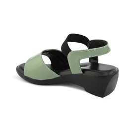 Extra comfort sandals for daily wear for women - Green