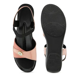 Extra comfort sandals for daily wear for women - Pink