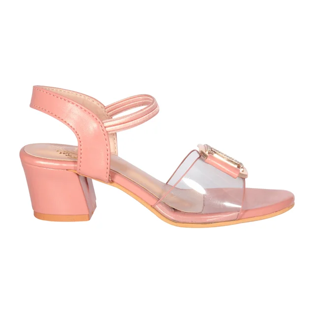 Kids heel sandals with smart look - Pink