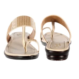 Women smart casual wear slippers - Cream