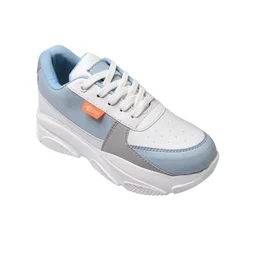 Stepee Comfotable Lightweight Casual Lace-Up Sneaker for Women/Girls - Blue