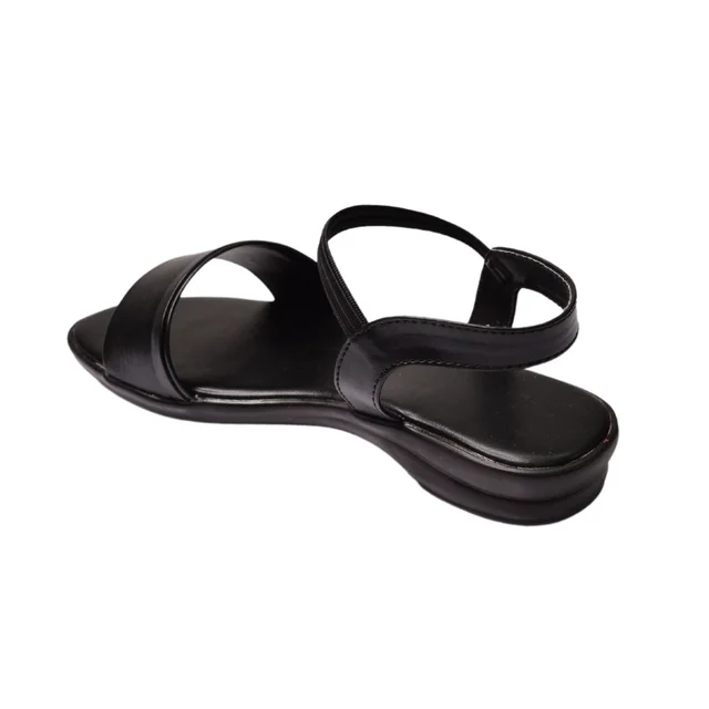 STEPEE Flat formal sandals for women with soft and casual look - Black
