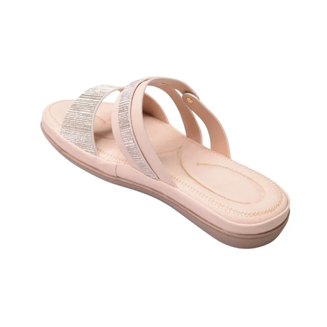 Stepee Flat Arba Sandal With Extra Padding - Cream