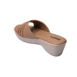 Stepee Soft Pillow Comfort Slippers For Women - Tan