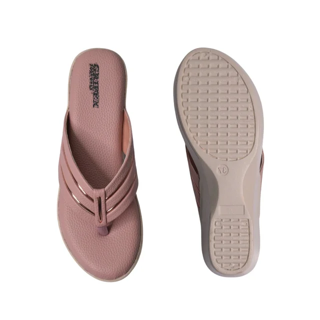 Stepee soft padding comfort slippers for women - Pink