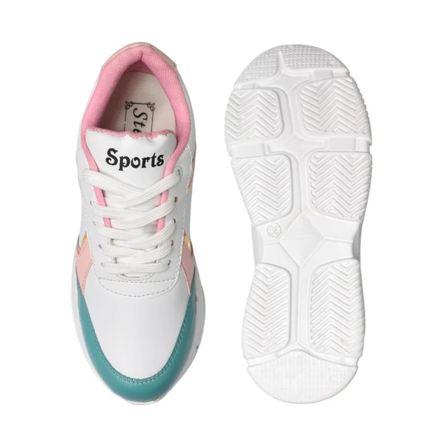 Stepee Sports Shoes Sneaker Cool Design for Women & Girls - Green
