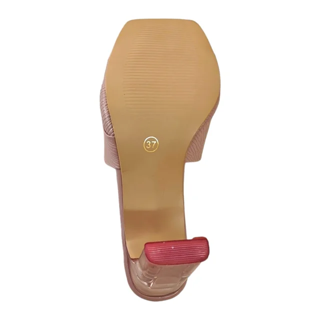 STEPEE Glass Heel - Peach