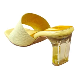 STEPEE Glass Heel - Yellow