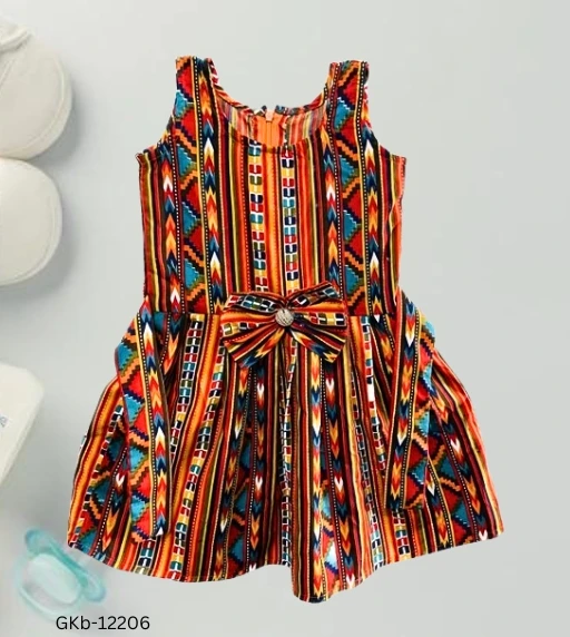 GKb-12206 Party Wear Frocks & Dresses - 7-8 Years