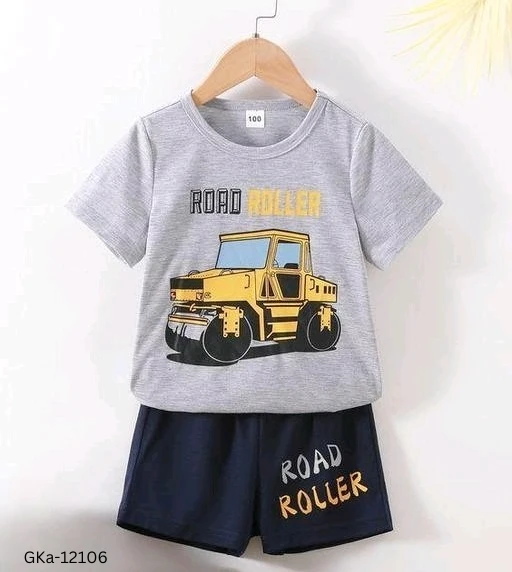 GKa-12106 Kid's Clothing Set (Top& Bottom) - 0-1 Years