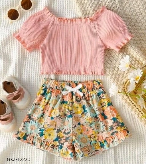 GKb-12220 Trendy Girls Skirt & Tops - 18-24 Months