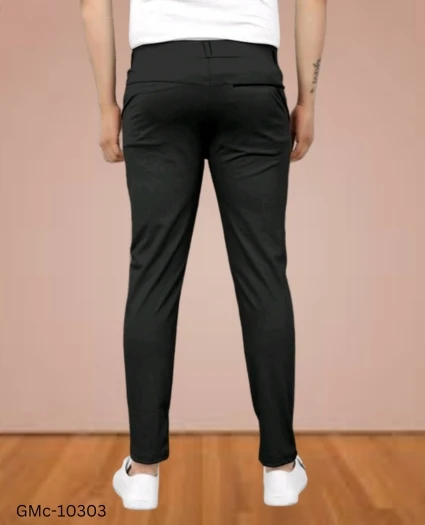GMc-10303 Men's Lycra Regular Fit Trouser - 38