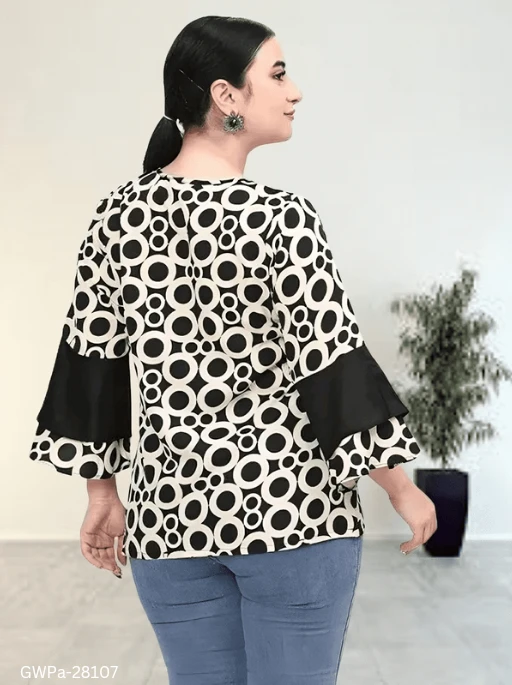 GWPa- 28107 Stylish Western Top/Tunic - L