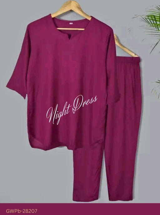 GWPb-28207 Night Suit For Women & Girls - M