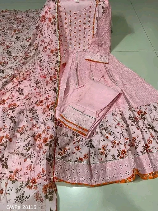 GWPa-28115 Plus Size Women Kurta Sets - 3XL