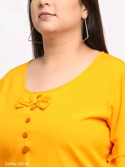 GWPa-28116 Women's Round Neck Tops & Tunics - XXL