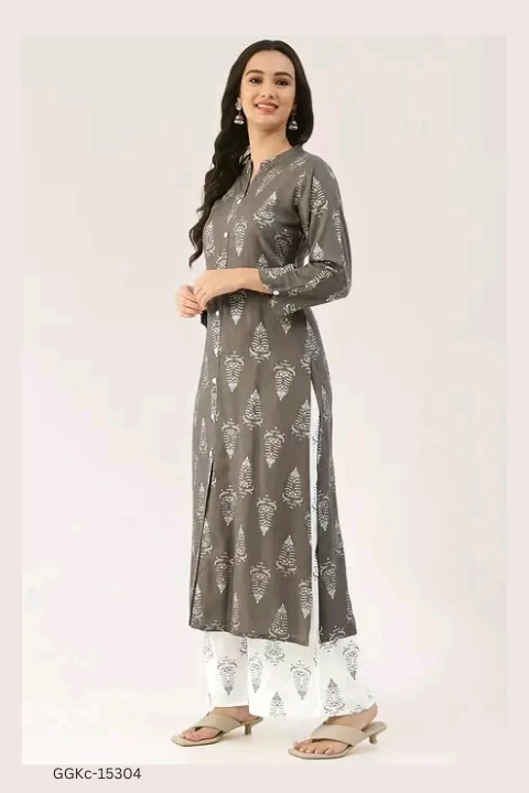 GGKc-15304 Women Plus Size Kurta Bottom Wear - XL