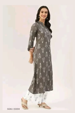 GGKc-15304 Women Plus Size Kurta Bottom Wear - XL