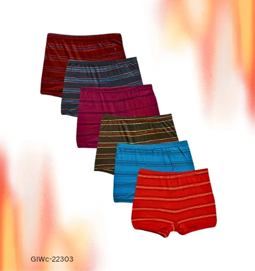 GIWc-22303 Boys & Girls Multicolor Pure Cotton Innerwear - 5-6 Years