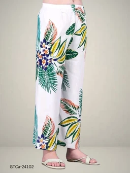 GTCa-24102 Women Printed Night Suit Set - M