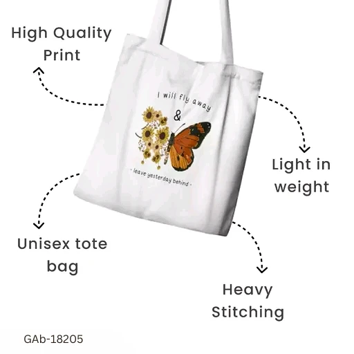 GAb-18205 Stylish Tote Bag For Casual, College Girls and Boys