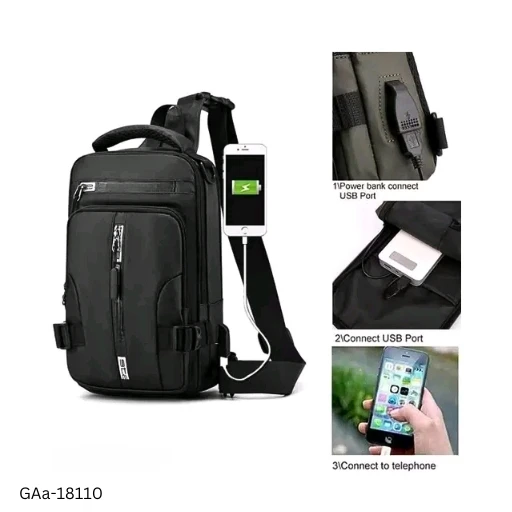 GAa-18110 Laptop Backpack Travel Chest Bag - Free Size