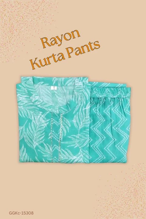 GGKc-15308 Kurta With Pants - XL