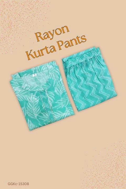 GGKc-15308 Kurta With Pants - 2XL