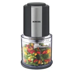 Borosil Chef Delite 300 Watt Electric Vegetable Chopper, Black