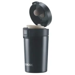 Borosil Coffee mate S.S Vacuum Insulated 300ml Travel Mug – Black