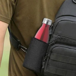 Borosil TRANS BOLT 500 ml Stainless Steel- Vacuum Insulated Flask Water bottle, Red