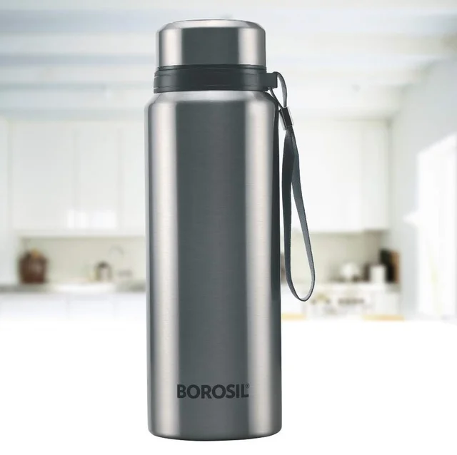 Borosil Natural 750 ml Stainless Steel - Vacuum Insulated Flask Water Bottle