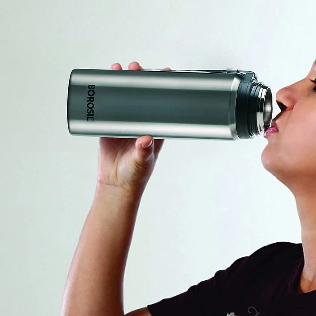 Borosil Natural 750 ml Stainless Steel - Vacuum Insulated Flask Water Bottle