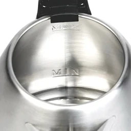 Borosil Rio Stainless Steel Electric Kettle, 1.5 L, 1500W, Black - 0.850, 1500, 21 cm x 16.8 cm x 20.5 cm, Stainless Steel, Rio, 1N Electric Kettle & 1N User Manual