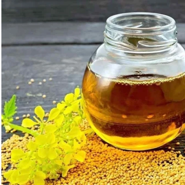 पीली सरसों तेल कच्ची घानी - Yellow Mustard Oil -1ltr