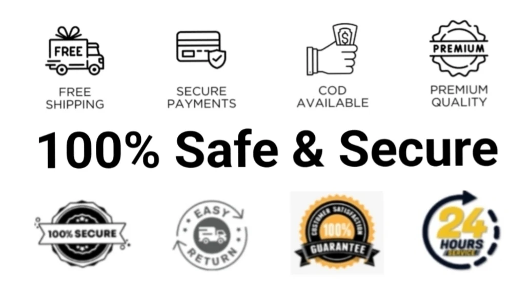 100% Safe & Secure