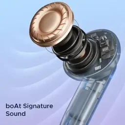 BOAT Boat Airdopes 191 ANC Active Noise Cancellation Bluetooth (Pellucid Blue, True Wireless)