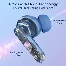 BOAT Boat Airdopes 191 ANC Active Noise Cancellation Bluetooth (Pellucid Blue, True Wireless)