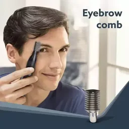 AGARO NT1727 Nose & Ear Trimmer, Eyebrow Trimming, Rechargeable, Stainless Steel Blade, Trimmer 120 min Runtime 1 Length Settings (Black)