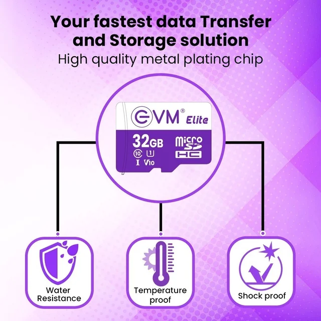 EVM Elite 32GB Micro SD HC CLASS 10 100MB/S - 32 GB